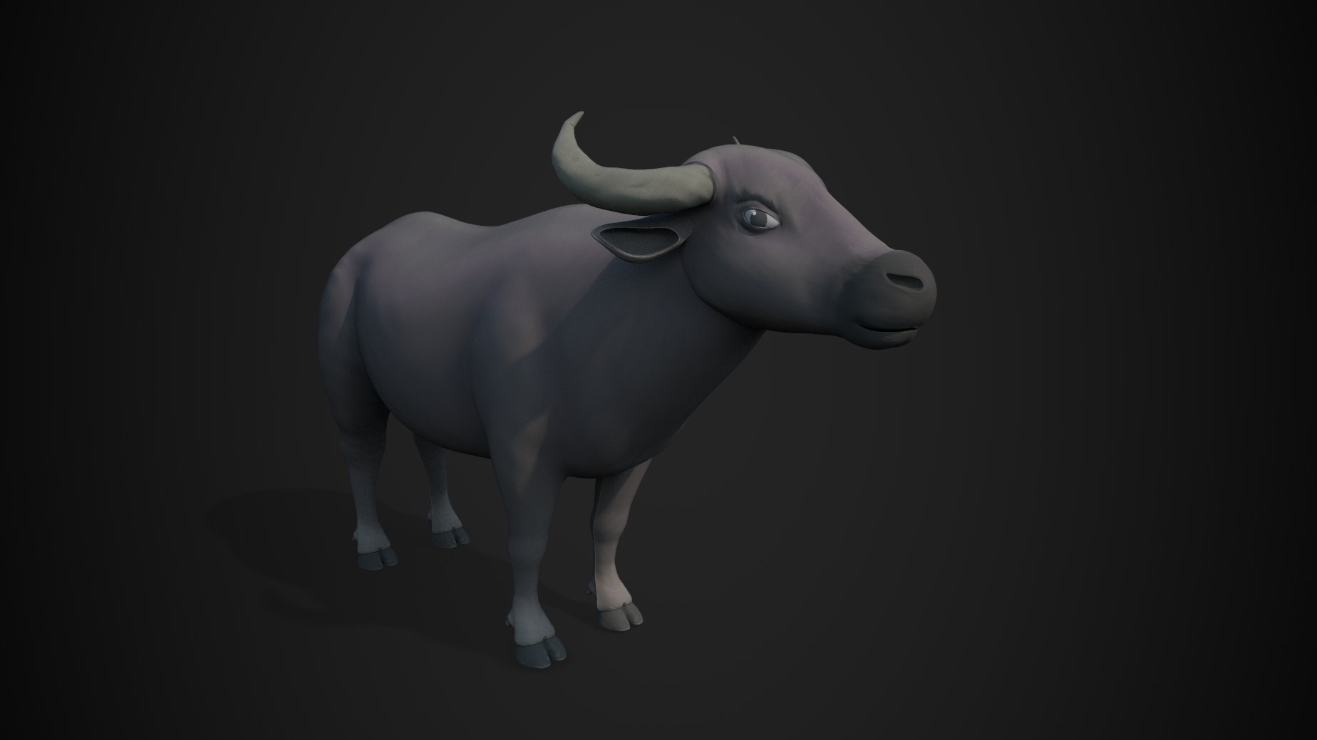 3D Stylized Kerbau Toraja